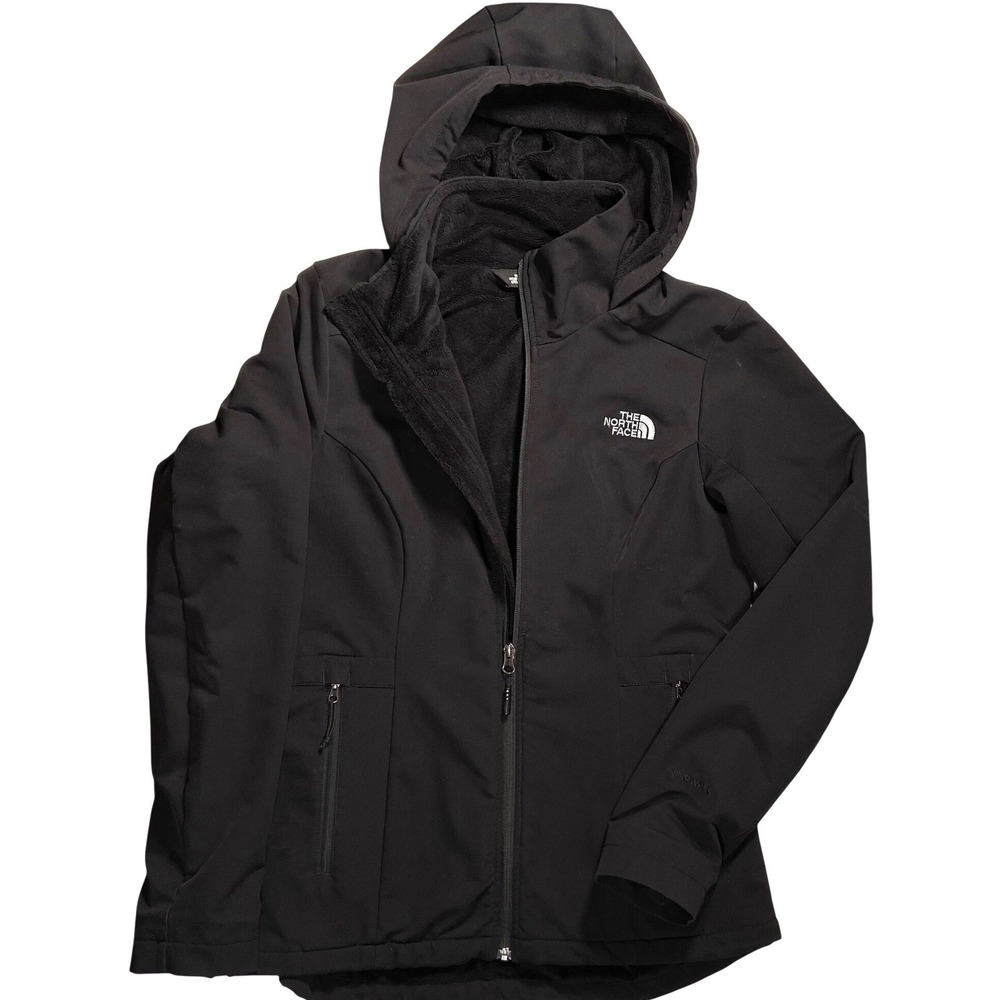 The North Face Women Shelbe Raschel Windwall Softshell Jacket Black M Hoodie